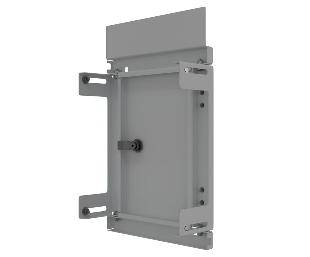 Mild Steel Escutcheon Kit Panel / Inner Door -IP3X, to fit 400Hx300W Sloping Roof enclosure