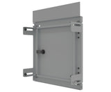 Mild Steel Escutcheon Kit Panel / Inner Door -IP3X, to fit 400Hx400W Sloping Roof enclosure