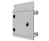 Mild Steel Escutcheon Kit Panel / Inner Door -IP3X, to fit 400Hx400W Sloping Roof enclosure