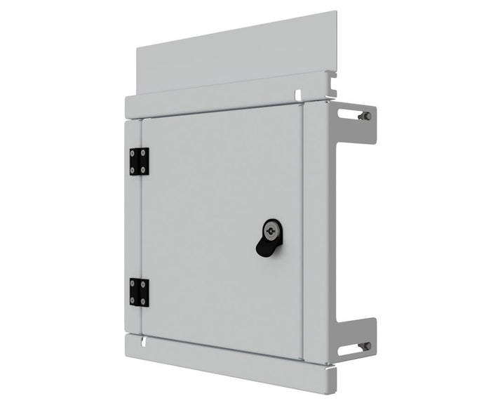 Mild Steel Escutcheon Kit Panel / Inner Door -IP3X, to fit 400x400 Sloping Roof enclosure