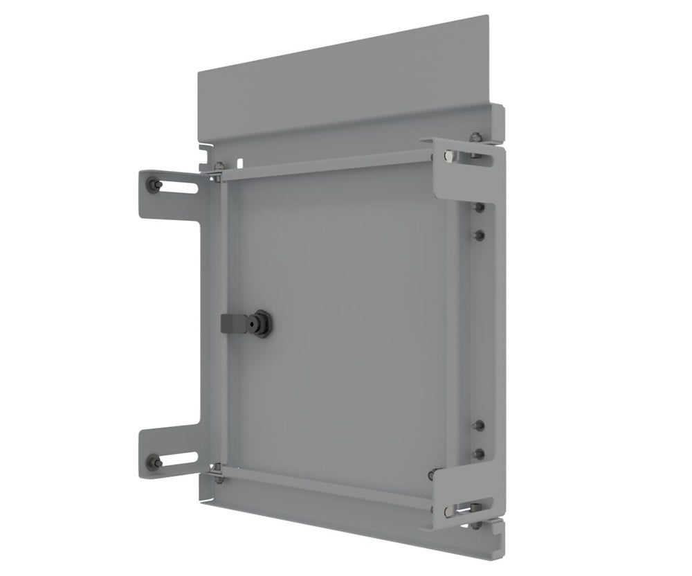 Mild Steel Escutcheon Kit Panel / Inner Door -IP3X, to fit 500Hx500W Sloping Roof enclosure