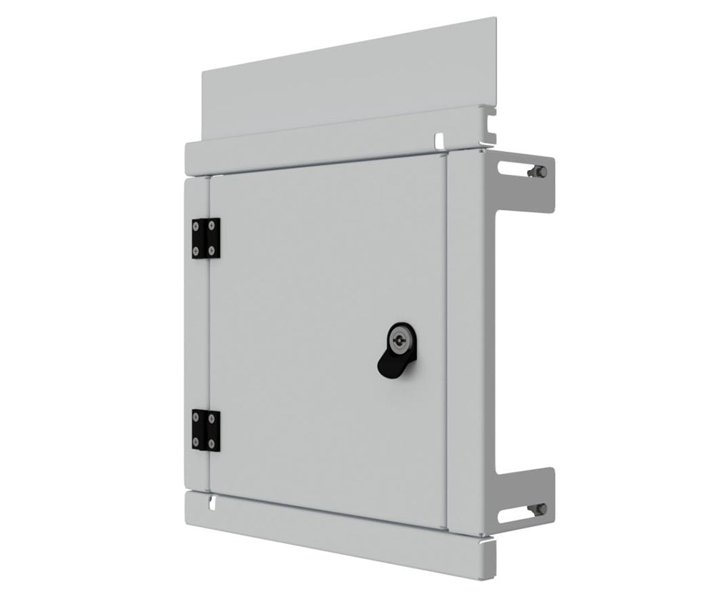 Mild Steel Escutcheon Kit Panel / Inner Door -IP3X, to fit 500Hx500W Sloping Roof enclosure