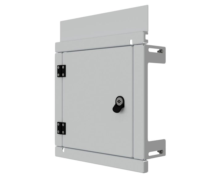 Mild Steel Escutcheon Kit Panel / Inner Door -IP3X, to fit 500x500 Sloping Roof enclosure