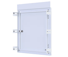 Load image into Gallery viewer, Mild Steel Escutcheon Kit Panel / Inner Door -IP3X, to fit 600x600 Sloping Roof enclosure
