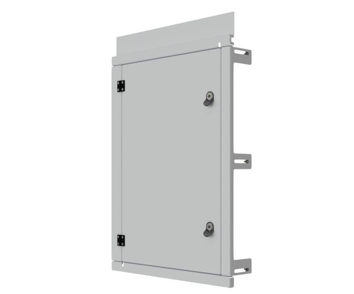 Mild Steel Escutcheon Kit Panel / Inner Door -IP3X, to fit 800x600 Sloping Roof enclosure