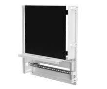 Load image into Gallery viewer, Mild Steel Powder Coated White IP3X Distribution Board Kit with Type X 700x500x300 - Discont
