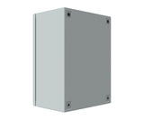 RAL7035 Powder Coated, Galvanised Mild Steel Enclosure 400Hx400Wx200D - 1.5mm