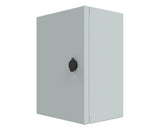 RAL7035 Powder Coated, Galvanised Mild Steel Enclosure 400Hx400Wx200D - 1.5mm
