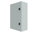 RAL7035 Powder Coated, Galvanised Mild Steel Enclosure 600Hx400Wx200D - 1.5mm