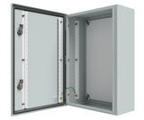 RAL7035 Powder Coated, Galvanised Mild Steel Enclosure 600Hx400Wx300D - 1.5mm