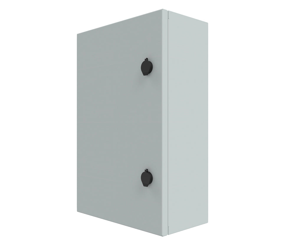 RAL7035 Powder Coated, Galvanised Mild Steel Enclosure 600Hx600Wx250D - 1.5mm