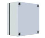 RAL7035 Powder Coated, GAL Mild Steel Terminal Box 150Hx150Wx120D - 1.2mm