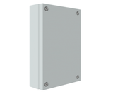 RAL7035 Powder Coated, GAL Mild Steel Terminal Box 300Hx150Wx80D - without nutserts - Discont