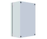 RAL7035 Powder Coated, GAL Mild Steel Terminal Box 300Hx200Wx120D with nutserts