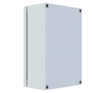 RAL7035 Powder Coated, GAL Mild Steel Terminal Box 400Hx300Wx120D with nutserts