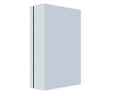RAL7035 Powder Coated, GAL Mild Steel Terminal Box 400Hx300Wx80D - without nutserts - Discont