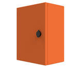 X15 Orange Powder Coated, Galvanised Mild Steel Enclosure 300Hx200Wx150D - 1.5mm