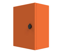 Load image into Gallery viewer, X15 Orange Powder Coated, Galvanised Mild Steel Enclosure 400Hx400Wx200D - 1.5mm
