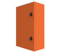 Load image into Gallery viewer, X15 Orange Powder Coated, Galvanised Mild Steel Enclosure 600Hx400Wx200D - 1.5mm
