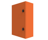X15 Orange Powder Coated, Galvanised Mild Steel Enclosure 600Hx600Wx200D - 1.5mm
