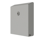 RAL7035 Mild Steel Vent Hood Hinged - 245Hx178Wx50D (Fit 148x148 on 200D Enclosure)
