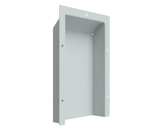 RAL7035 Zinc Anneal, Vent Hood, with External Flange - 400Hx300Wx50D