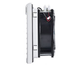 Filter with Fan (148Hx148W, with 124Hx124W cut-out), 24V DC with LED, 85m3/h, RAL7035, IP54